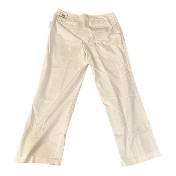 Sag Harbor White Ankle Pants Size 14 NWT Slimming Solution Tummy Control - Picture 8 of 8